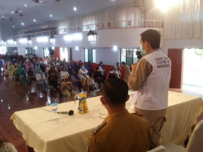 
 Manado Tetap Zona Orange, Wali Kota GSVL Terus Lakukan Sosialisasi