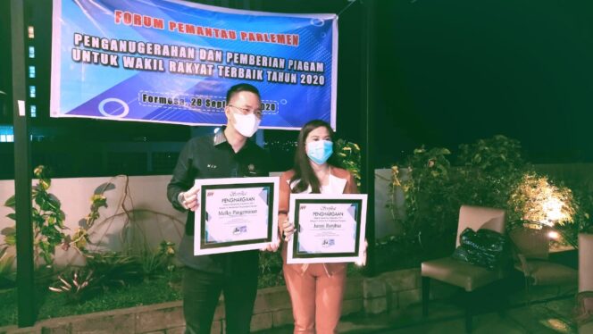 
 Ada Dua Kader PSI di Lima Legislator Penerima Penghargaan Wakil Rakyat Terbaik di Sulut