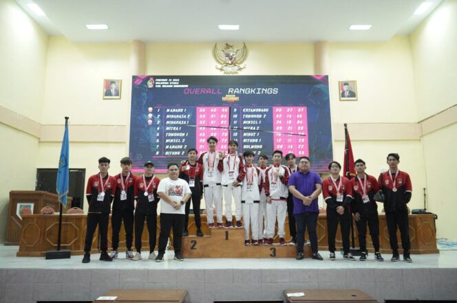 
 Manado Juara Umum Cabor eSports Porprov XI Sulawesi Utara